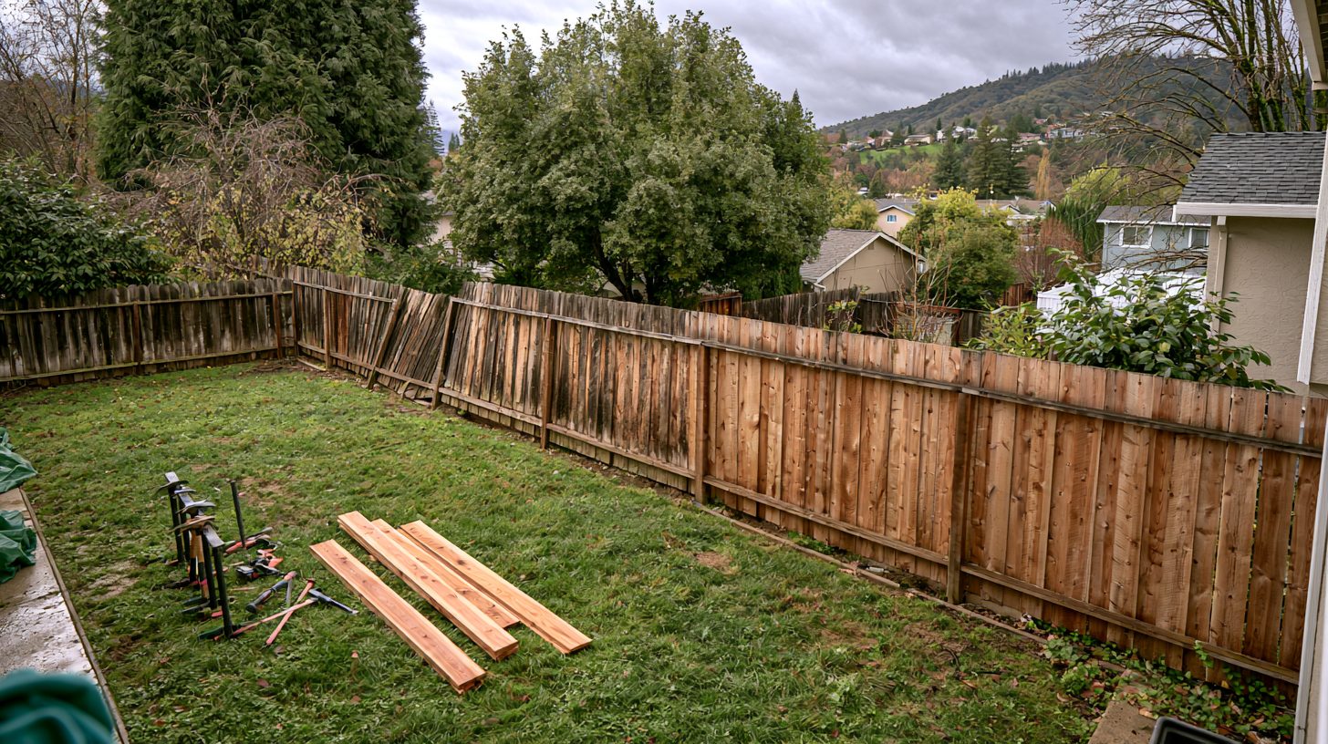 Fence repair service in Marin County